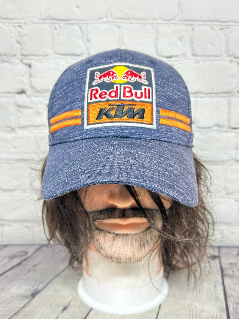 Red Bull KTM Racing Team Hat Cap Strap Back Blue Adjustable Embroidered Logo